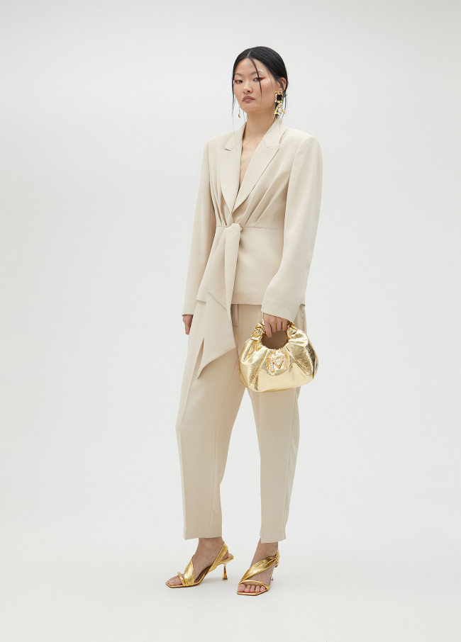 lola casademunt Pantalón fluido nude Precio ultrabajo