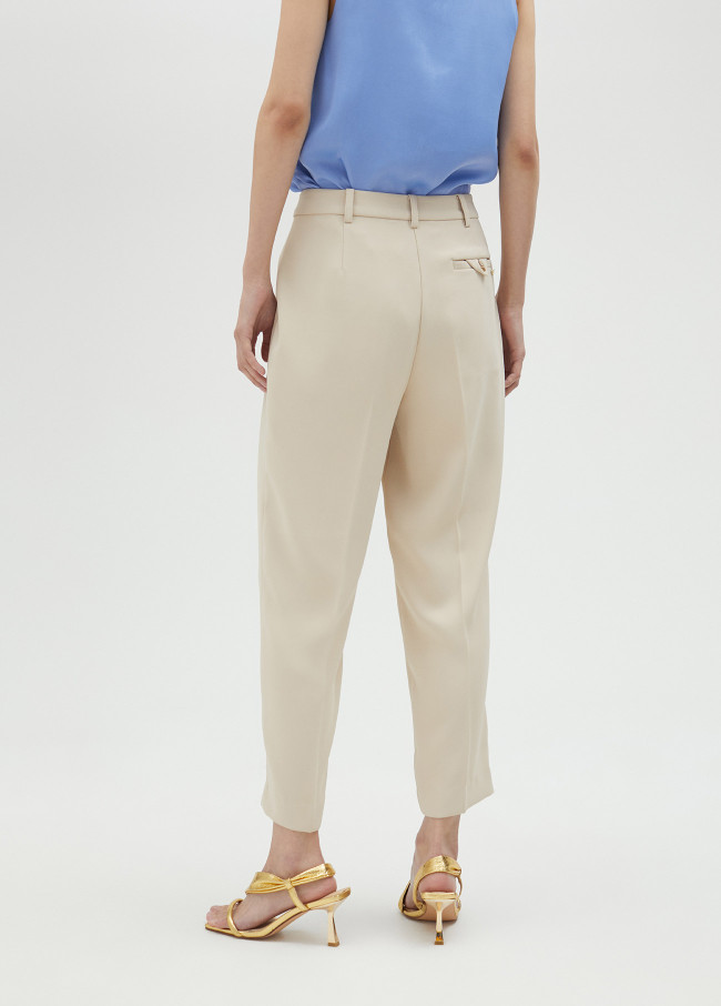 lola casademunt Pantalón fluido nude Precio ultrabajo