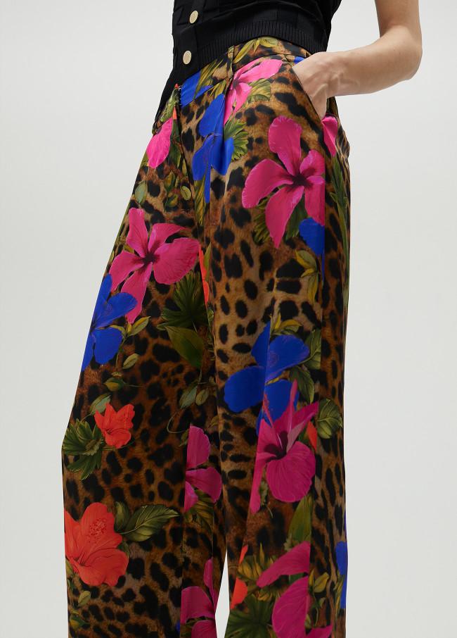 lola casademunt Pantalón fluido estampado animal Ofertas