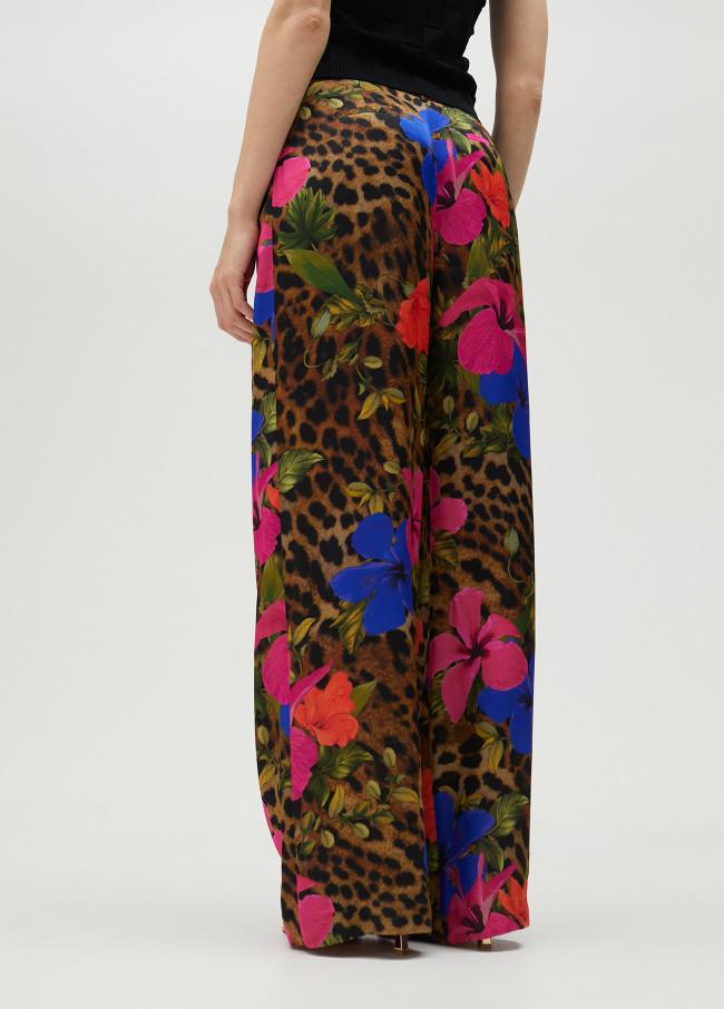 lola casademunt Pantalón fluido estampado animal Ofertas