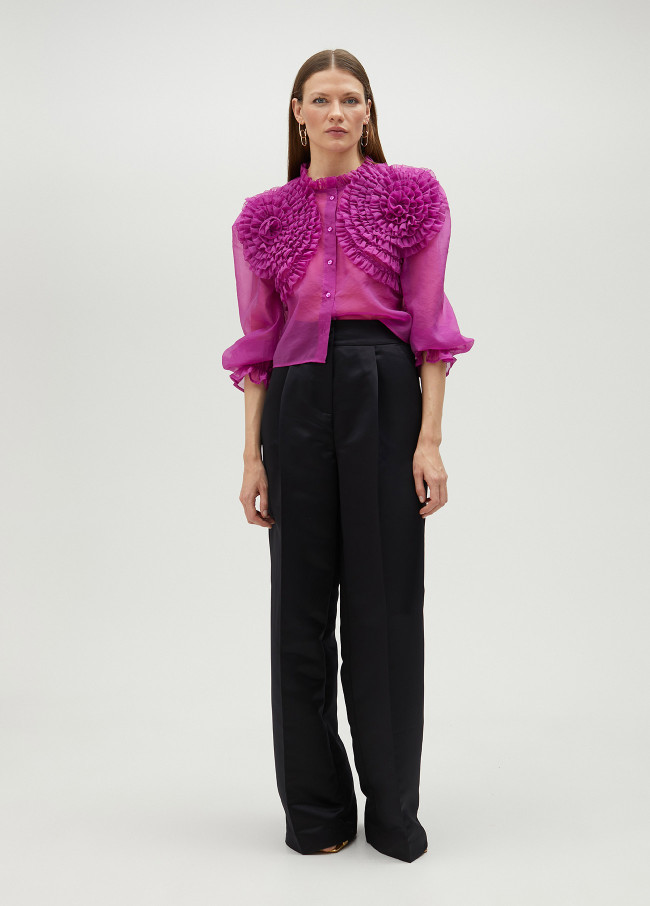 lola casademunt Pantalón palazzo con pinzas Venta caliente