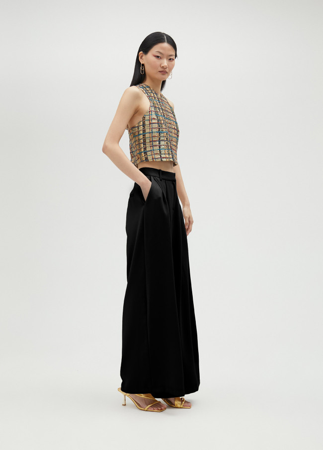 lola casademunt Pantalón palazzo con pinzas Venta caliente
