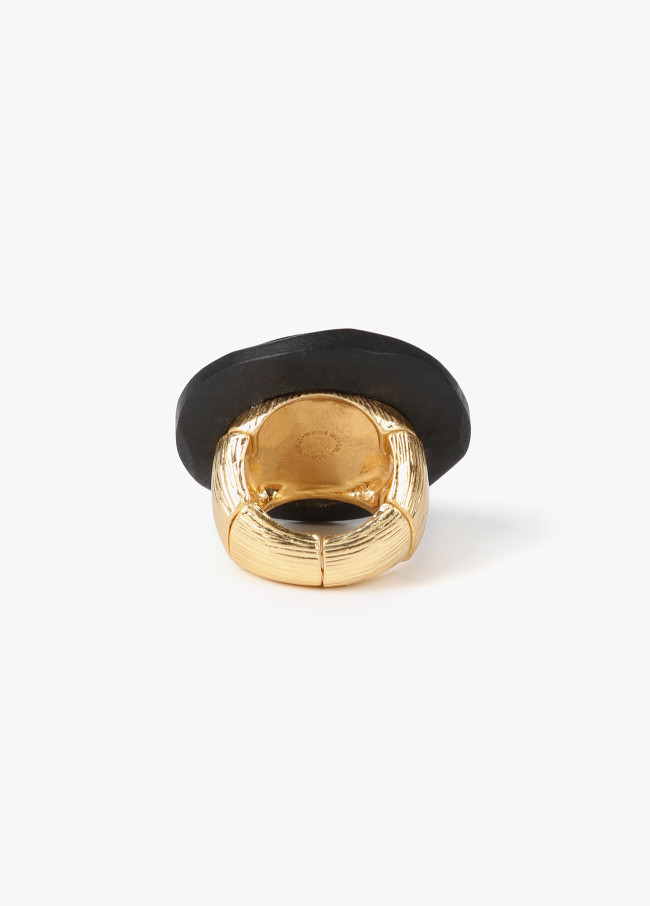 lola casademunt Anillo madera con joya Últimos 2 días