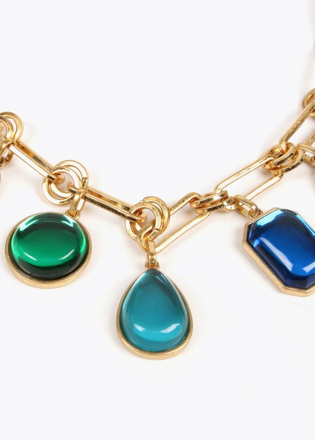 lola casademunt Collar cadena con abalorios Precio de fábrica