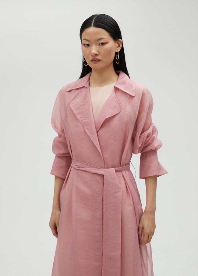 lola casademunt Trench de organza Liquidación
