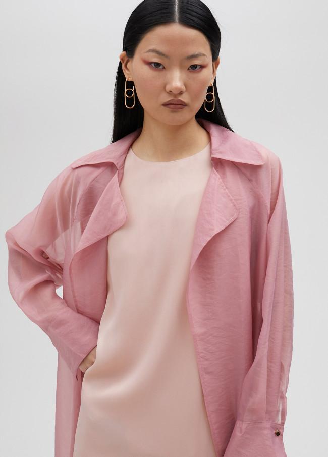 lola casademunt Trench de organza Liquidación