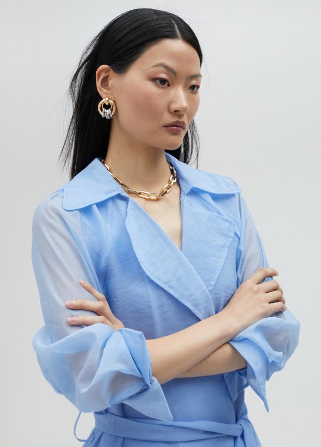 lola casademunt Trench de organza Envío internacional gratuito