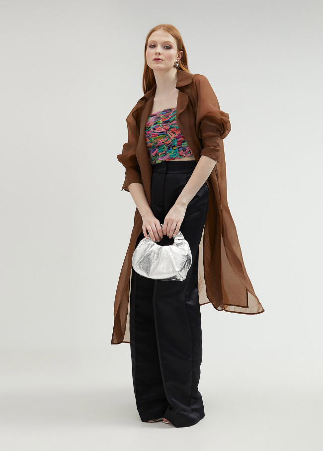 lola casademunt Trench de organza Tienda de fábrica