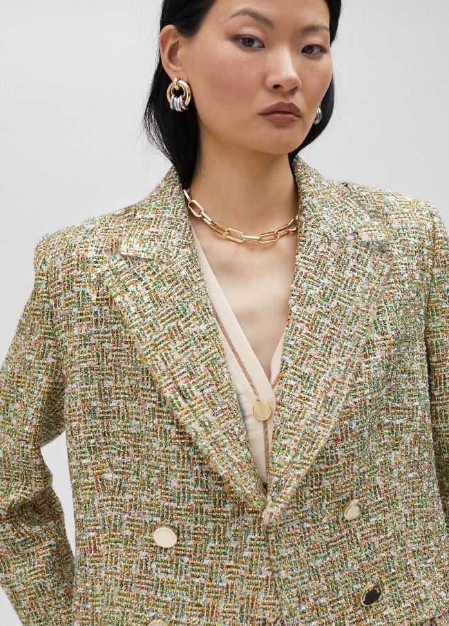 lola casademunt Chaqueta cropped de tweed Oferta exclusiva