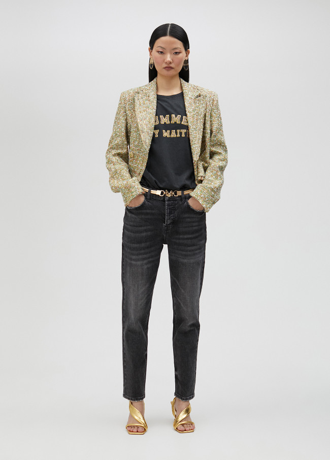lola casademunt Chaqueta cropped de tweed Oferta exclusiva