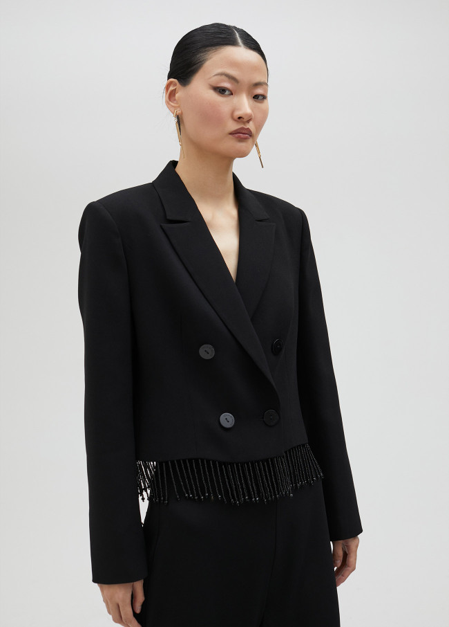 lola casademunt Americana cropped negra