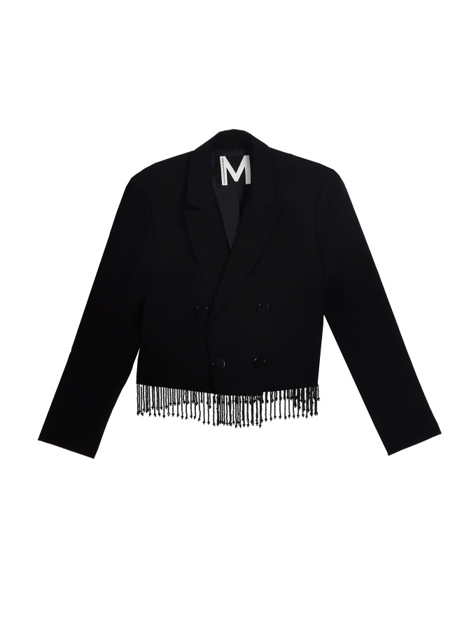 lola casademunt Americana cropped negra Ofertas de temporada