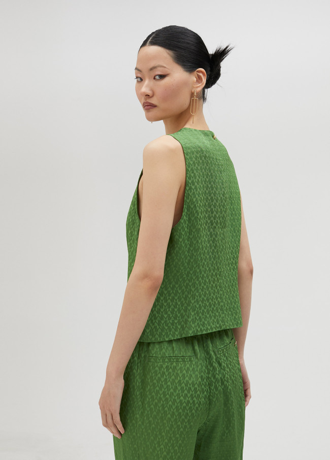 lola casademunt Chaleco jacquard Rebajas de fin de temporada