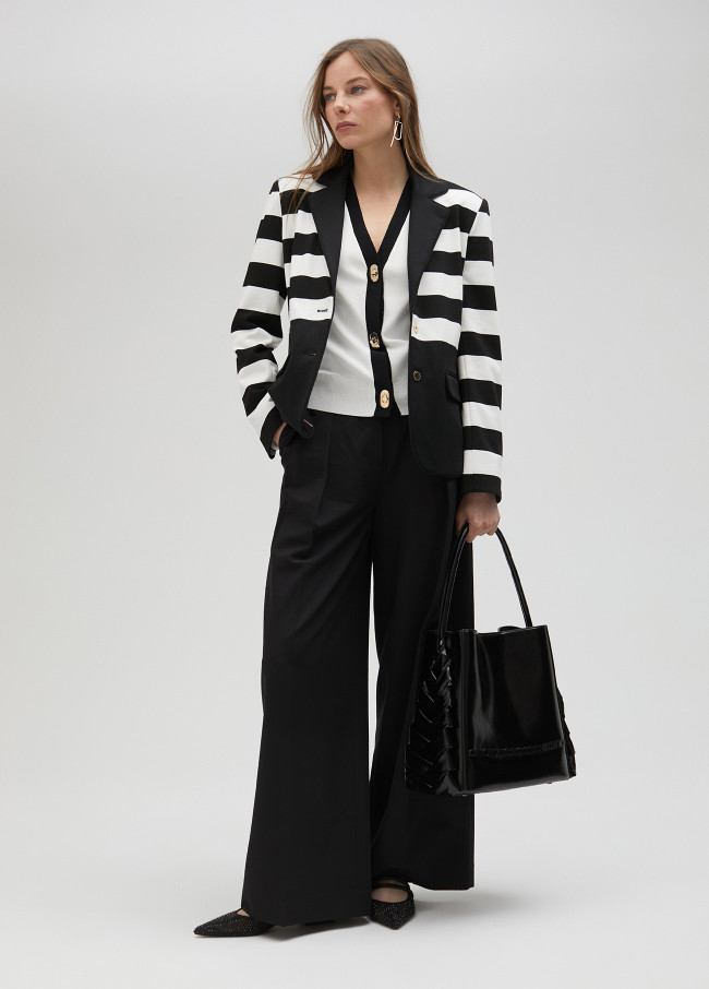 lola casademunt Blazer a rayas Outlet online