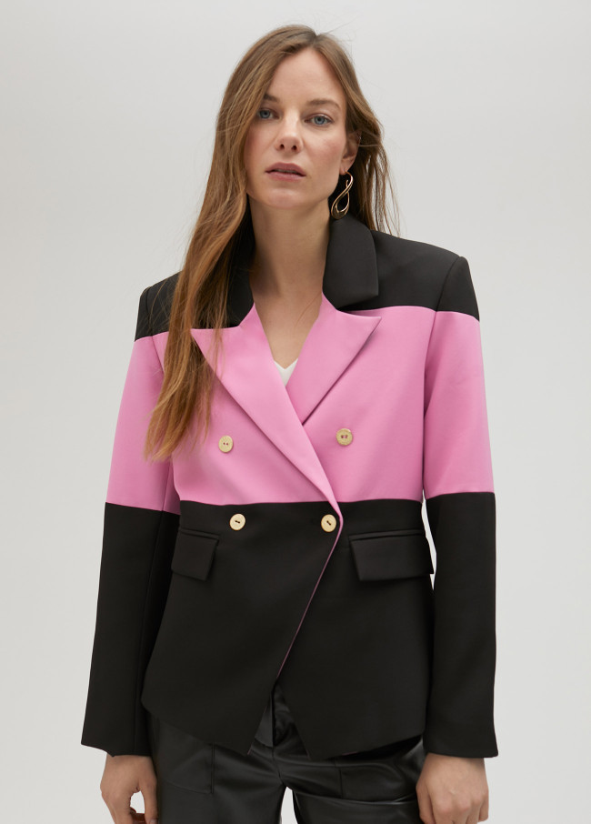 lola casademunt Americana cruzada bicolor Rebajas