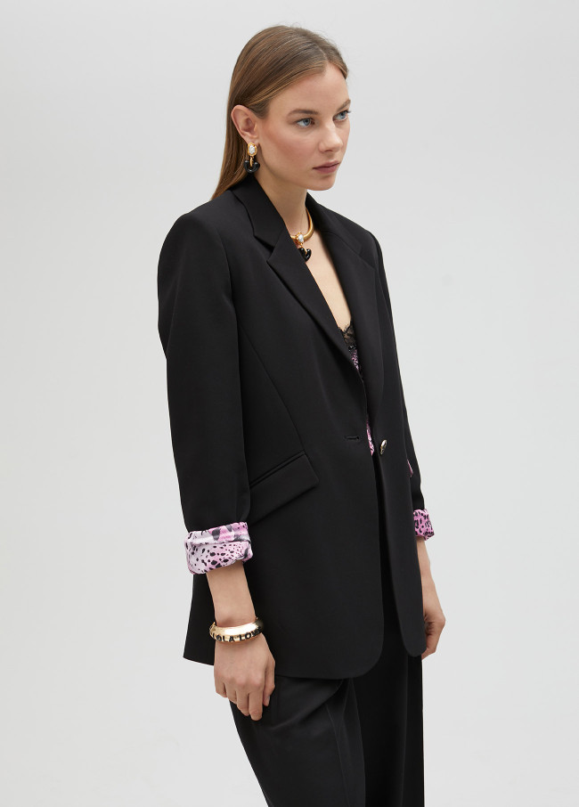 lola casademunt Americana con forro estampado En oferta