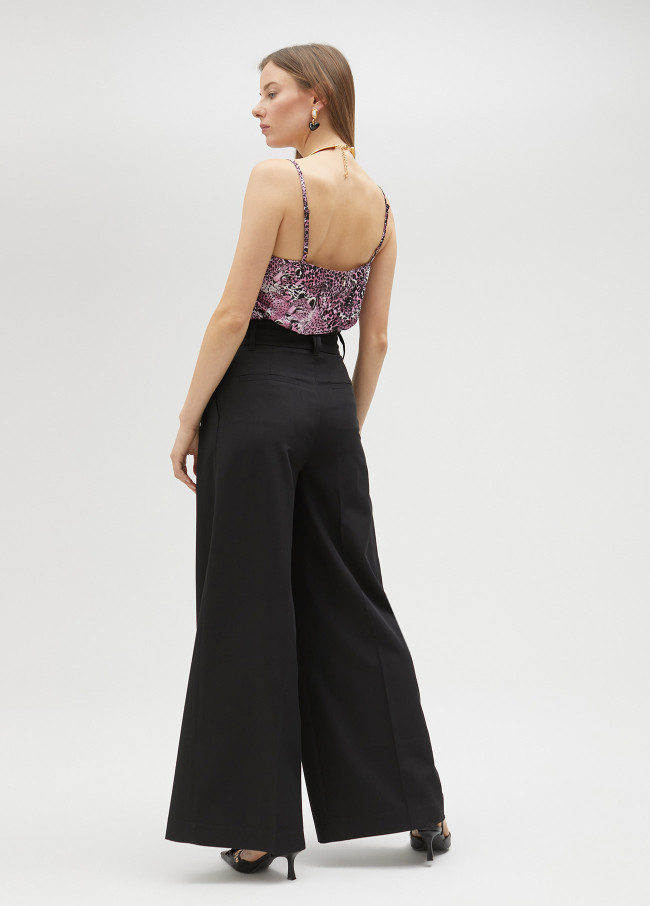 lola casademunt Pantalón palazzo con pinzas ÚLTIMAS EDICIONES