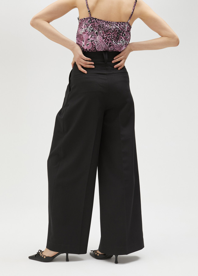 lola casademunt Pantalón palazzo con pinzas ÚLTIMAS EDICIONES