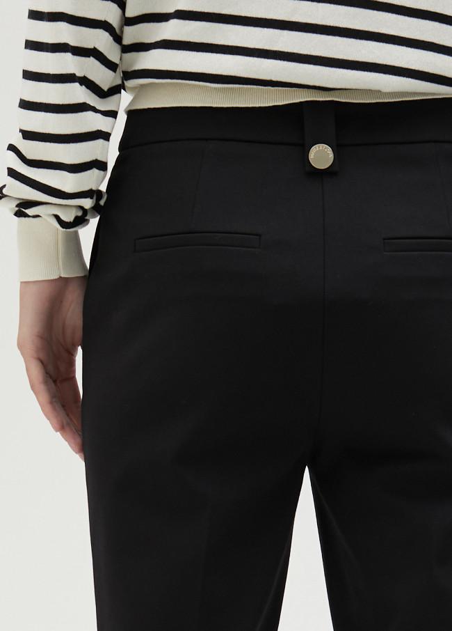 lola casademunt Pantalón campanita slim negro Último día