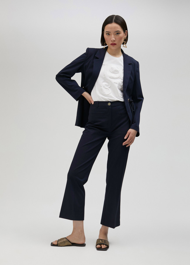 lola casademunt Pantalón campana básico Promoción por tiempo limitado