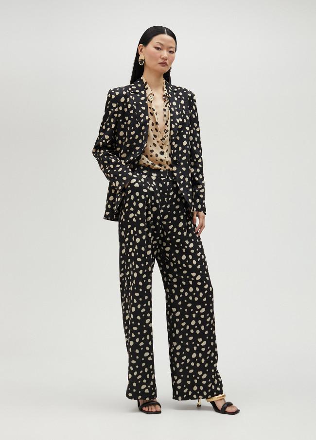 lola casademunt Pantalón palazzo topos Oferta especial de fábrica
