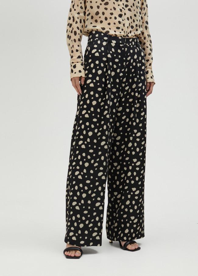 lola casademunt Pantalón palazzo topos Oferta especial de fábrica