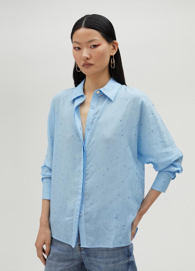 lola casademunt Camisa detalle strass Libre de impuestos