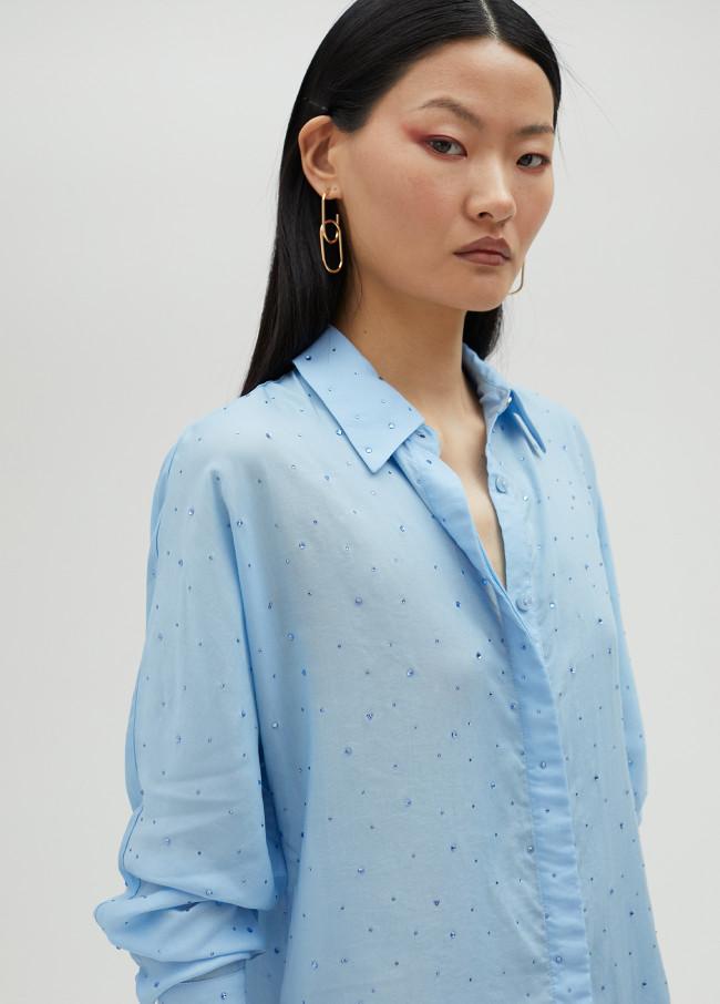 lola casademunt Camisa detalle strass Libre de impuestos