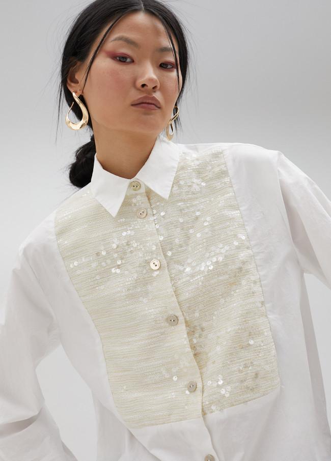 lola casademunt Camisa detalle fantasía Oferta exclusiva