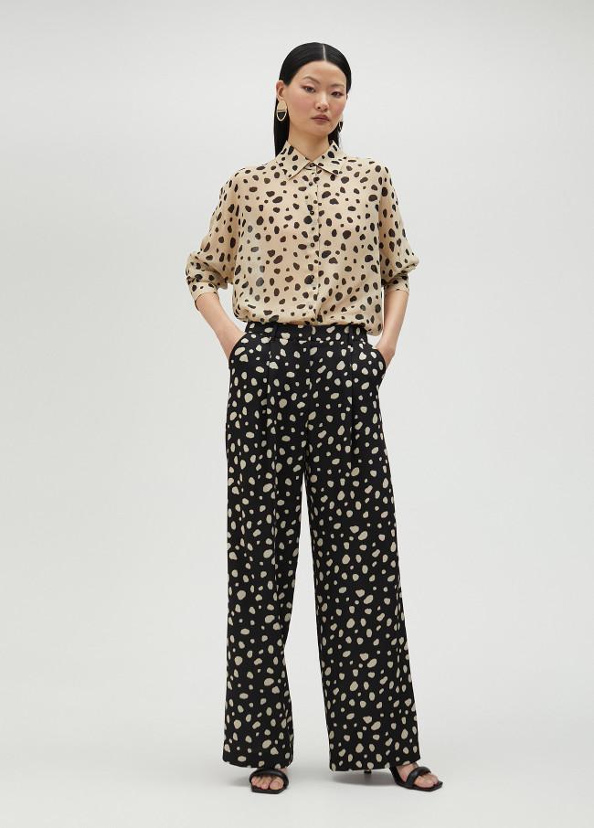 lola casademunt Camisa de topos Rebajas de fin de temporada