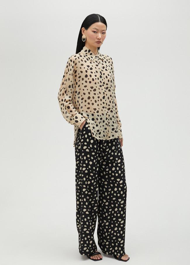 lola casademunt Camisa de topos Rebajas de fin de temporada