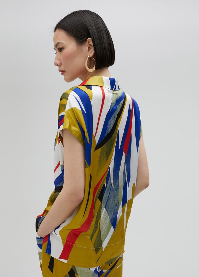 lola casademunt Camisa estampado tropical Outlet
