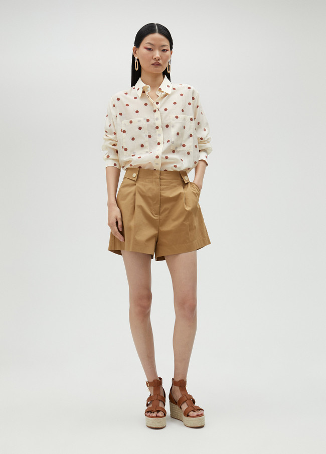 lola casademunt Camisa topos semitransparente Outlet online