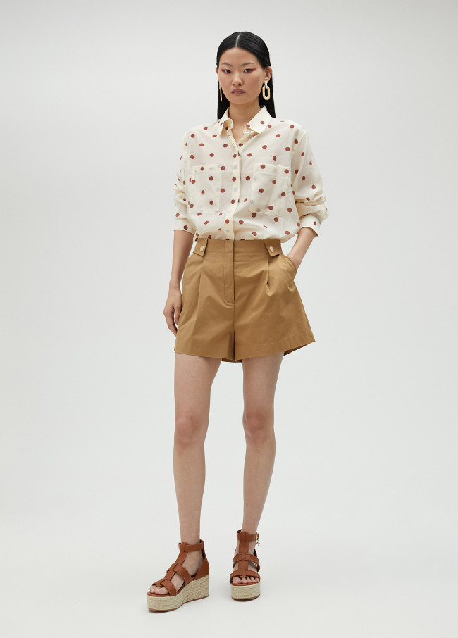 lola casademunt Camisa topos semitransparente Outlet online