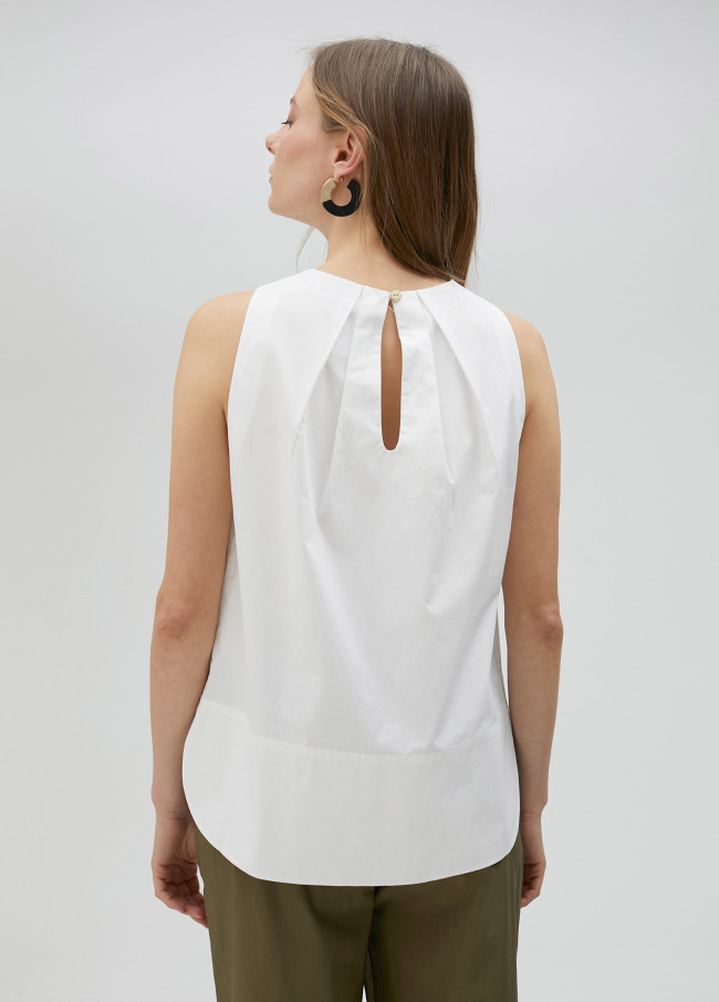 lola casademunt Top de popelín Rebajas