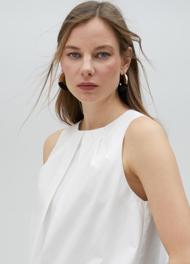 lola casademunt Top de popelín Rebajas