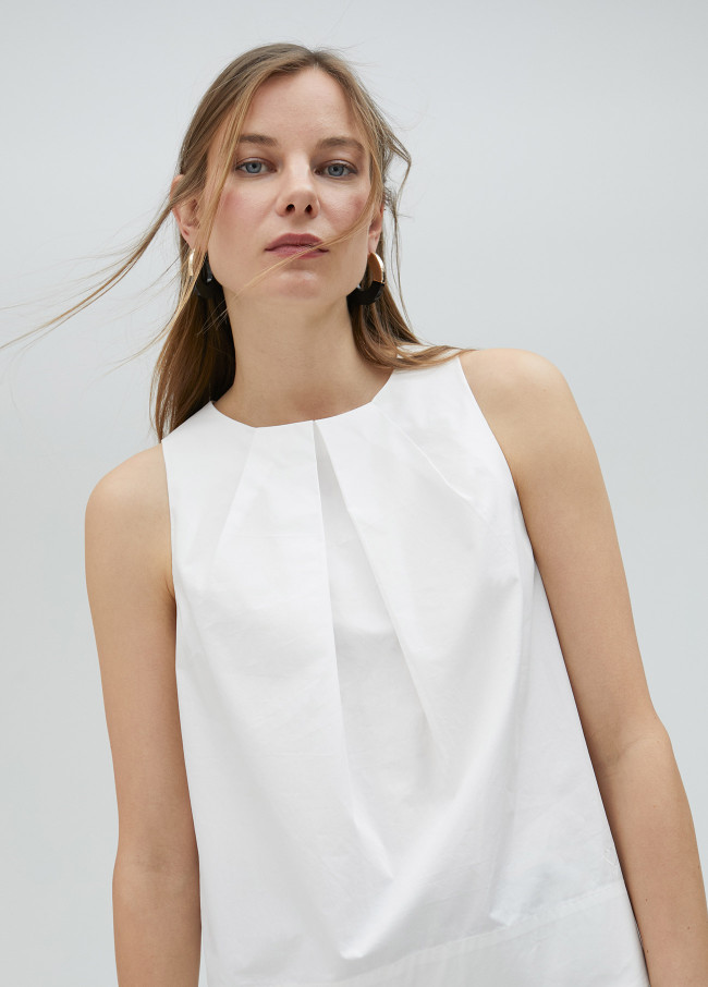 lola casademunt Top de popelín Rebajas