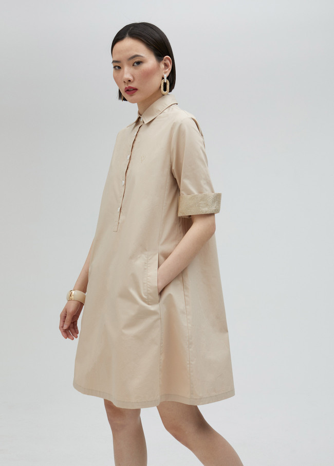 lola casademunt Vestido detalle strass en mangas Descuento