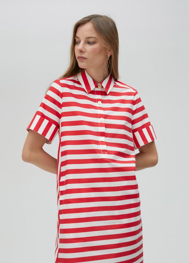 lola casademunt Vestido corto con rayas Rebajas online