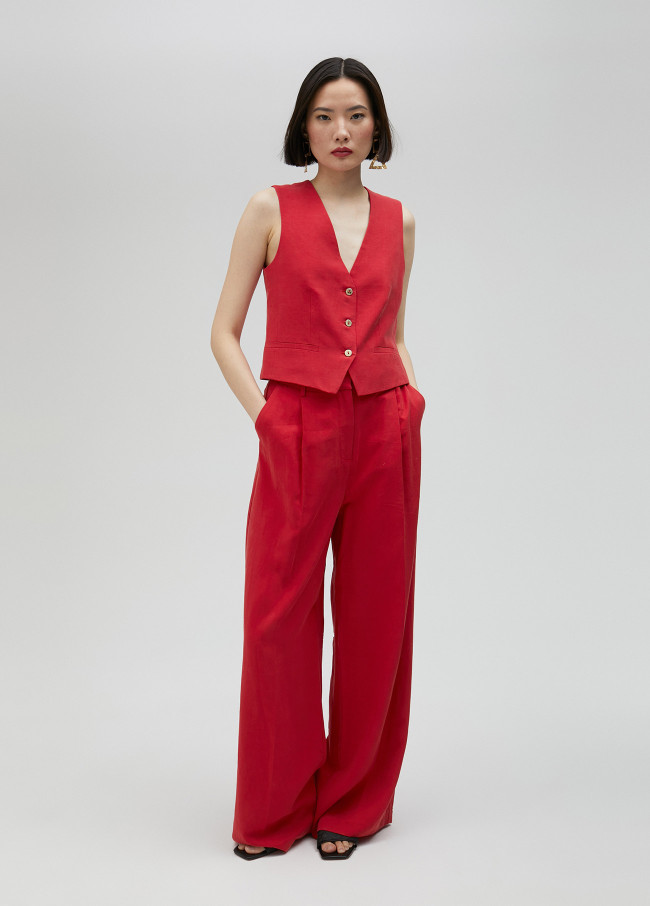 lola casademunt Chaleco tencel Oferta especial