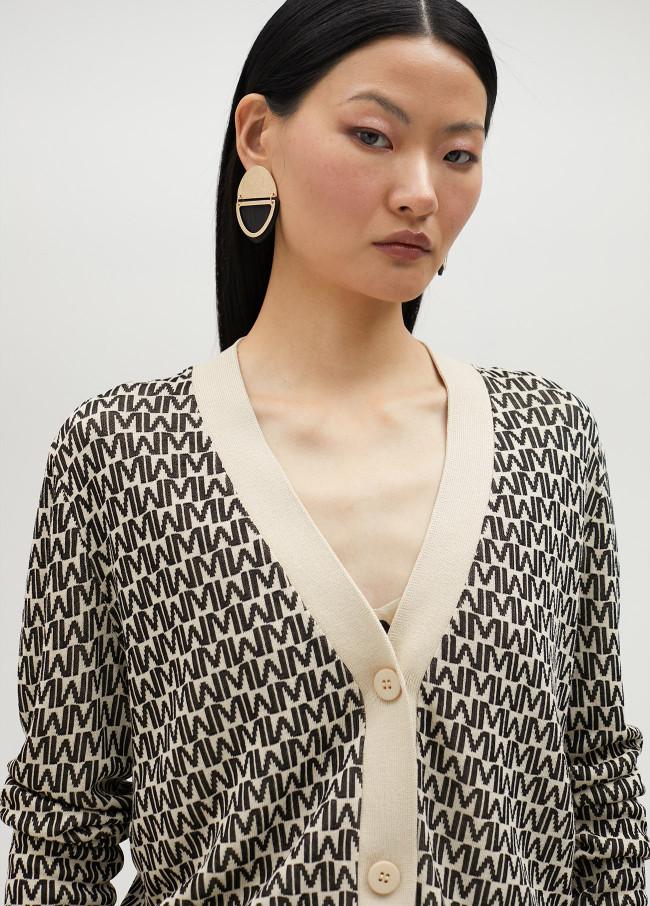 lola casademunt Cárdigan jacquard logotipado Último día