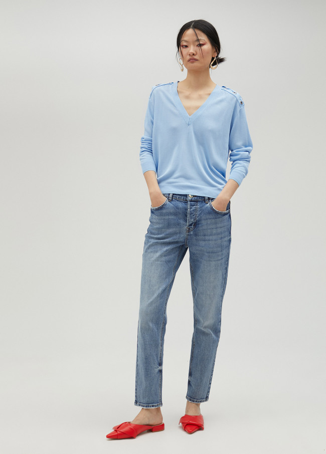 lola casademunt Jersey detalle hombro Ahorra y exporta