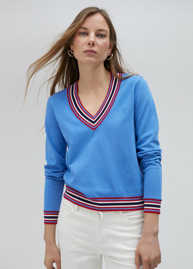 lola casademunt Jersey con detalle color