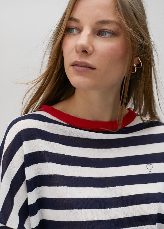 lola casademunt Jersey fino de rayas bicolor Grandes ahorros