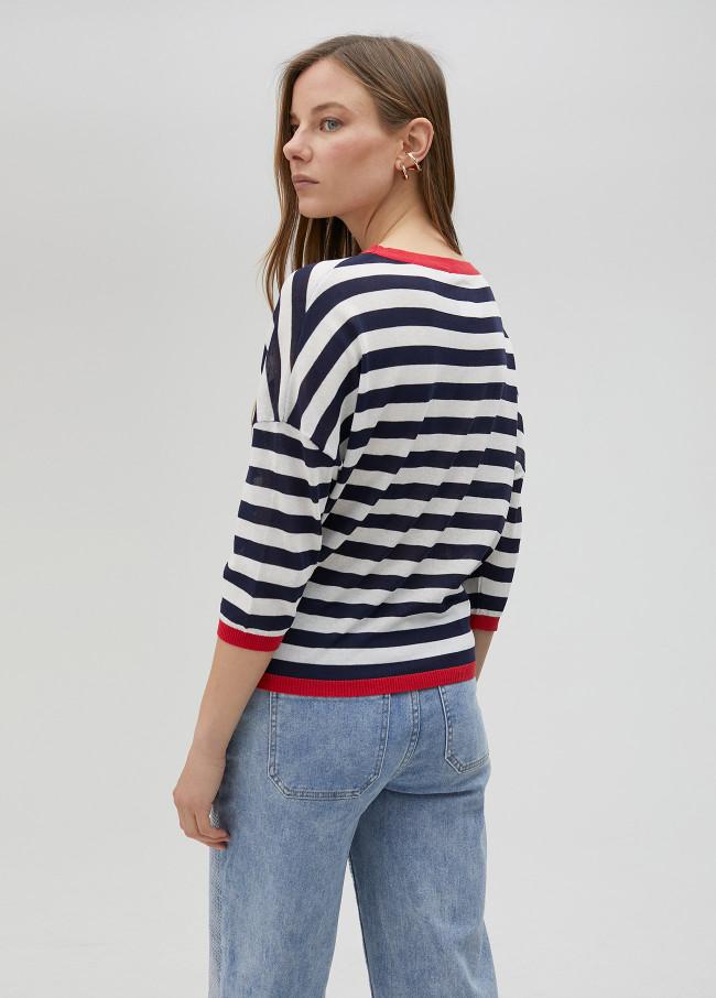 lola casademunt Jersey fino de rayas bicolor Grandes ahorros