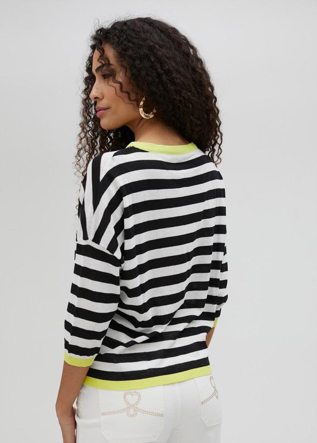 lola casademunt Jersey fino de rayas bicolor Rebajas de fin de temporada