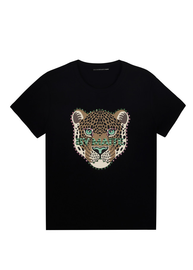 lola casademunt Camiseta leopardo Venta caliente