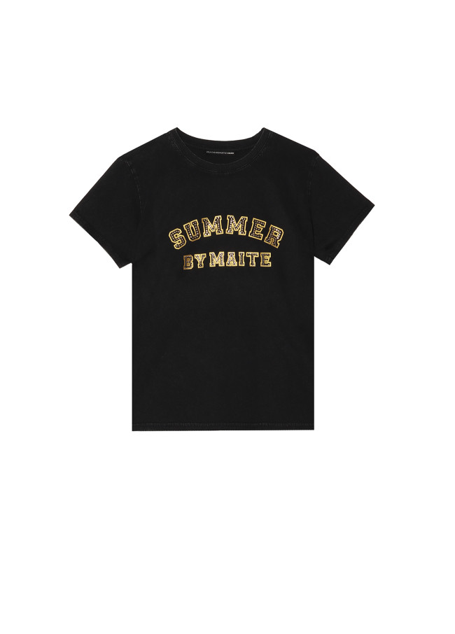 lola casademunt Camiseta summer con strass En oferta