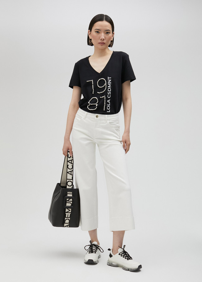 lola casademunt Camiseta manga corta 1981 Gran oferta