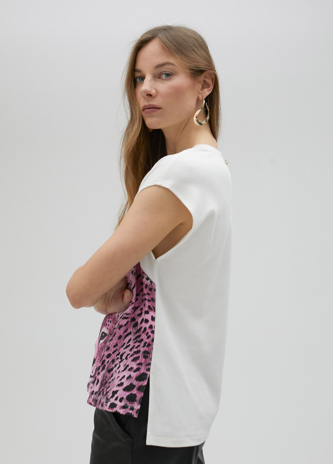 lola casademunt Camiseta estampado leopardos Rebajas de fábrica